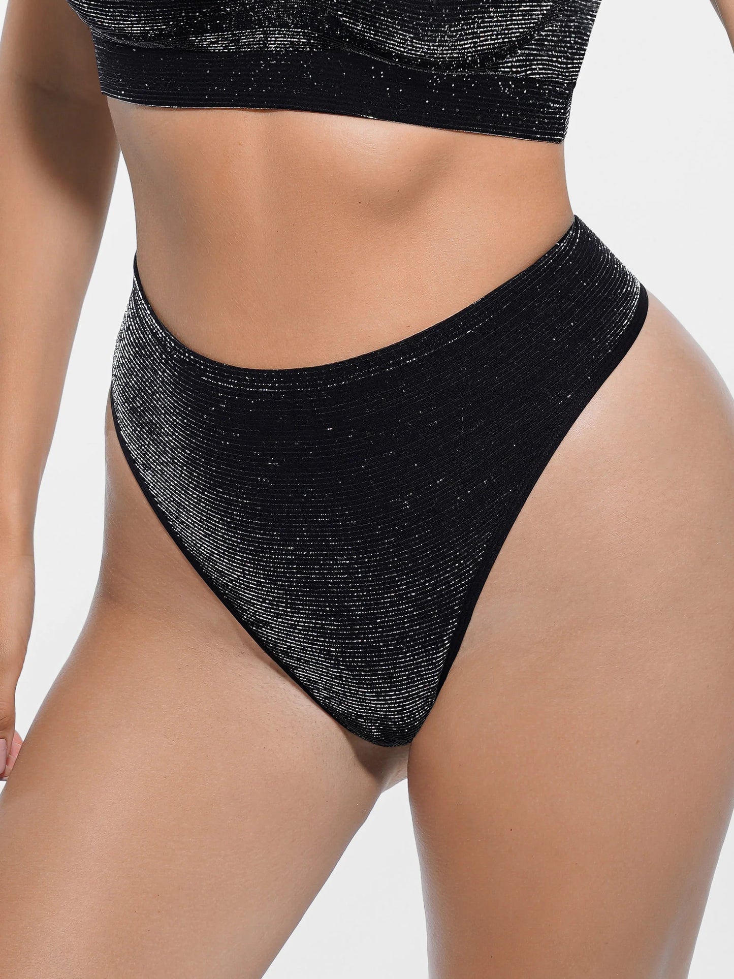 Feelingirl Seamless Shimmer Low-Rise Thong