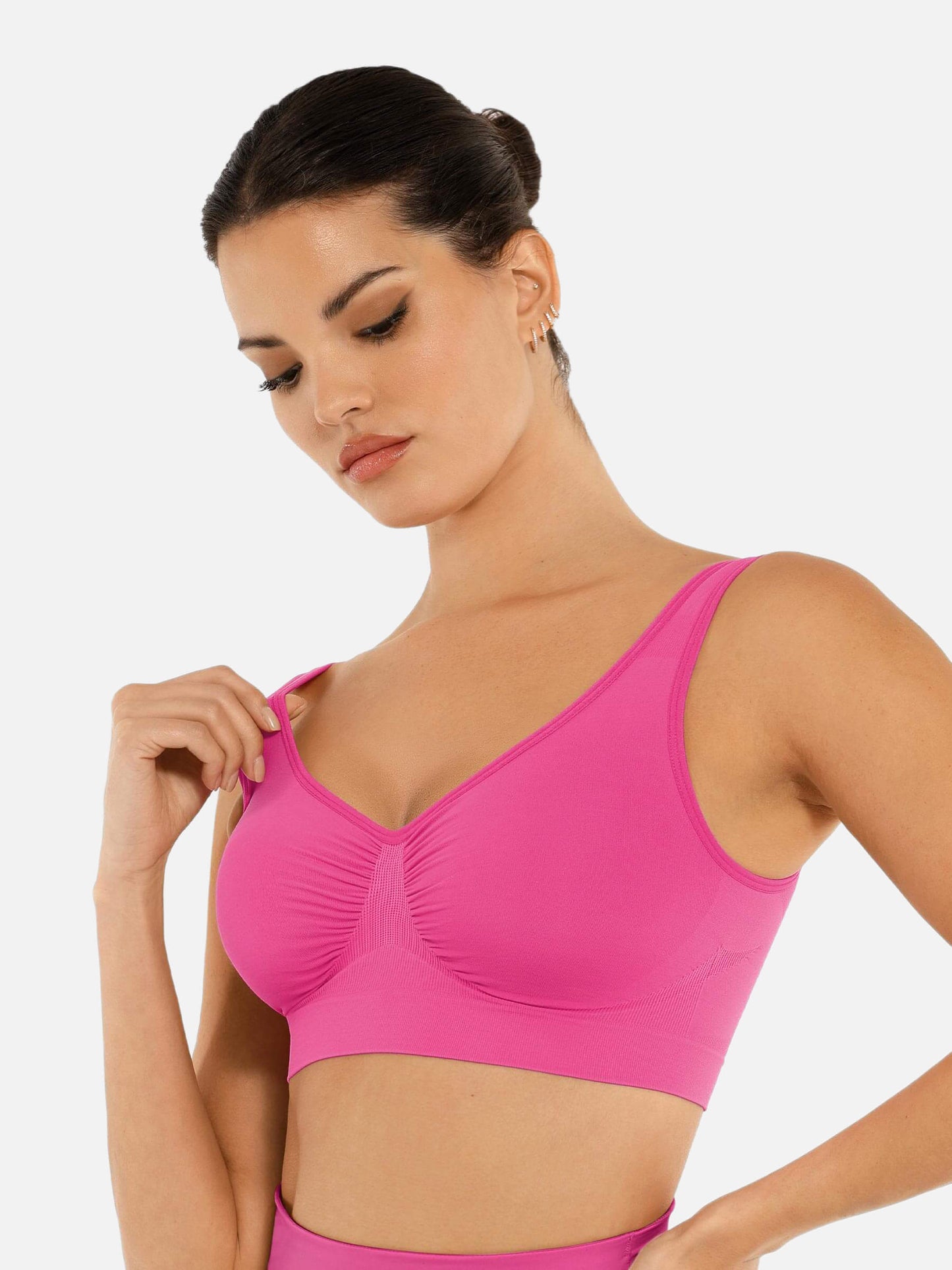 Feelingirl No Underwire Wide Straps Everyday Bra Bundle
