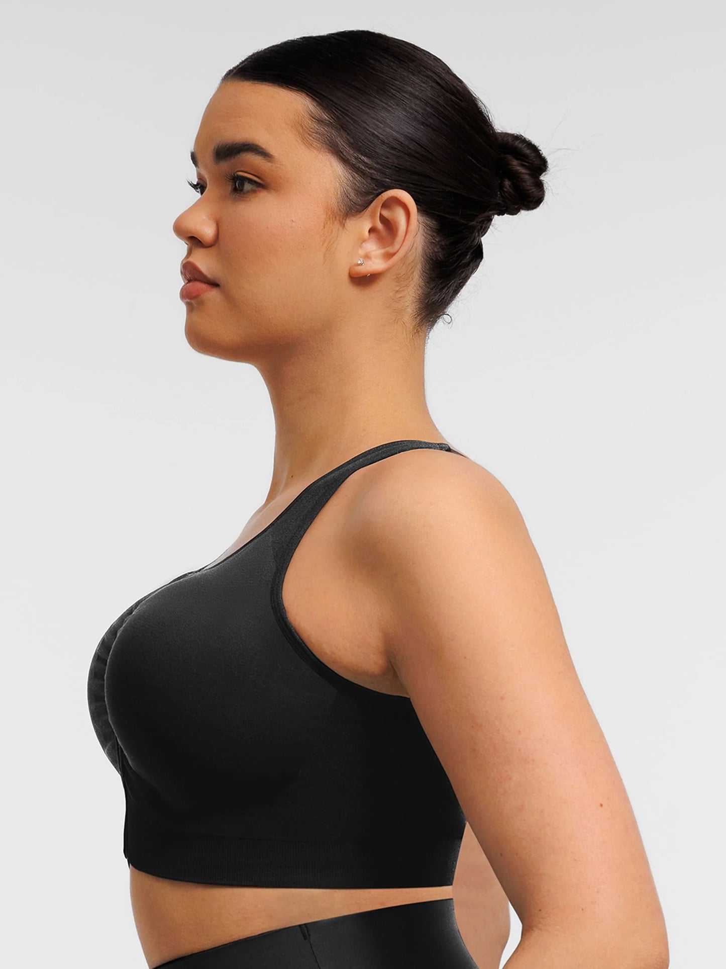 Feelingirl Seamless Front-Opening Zipper Bra