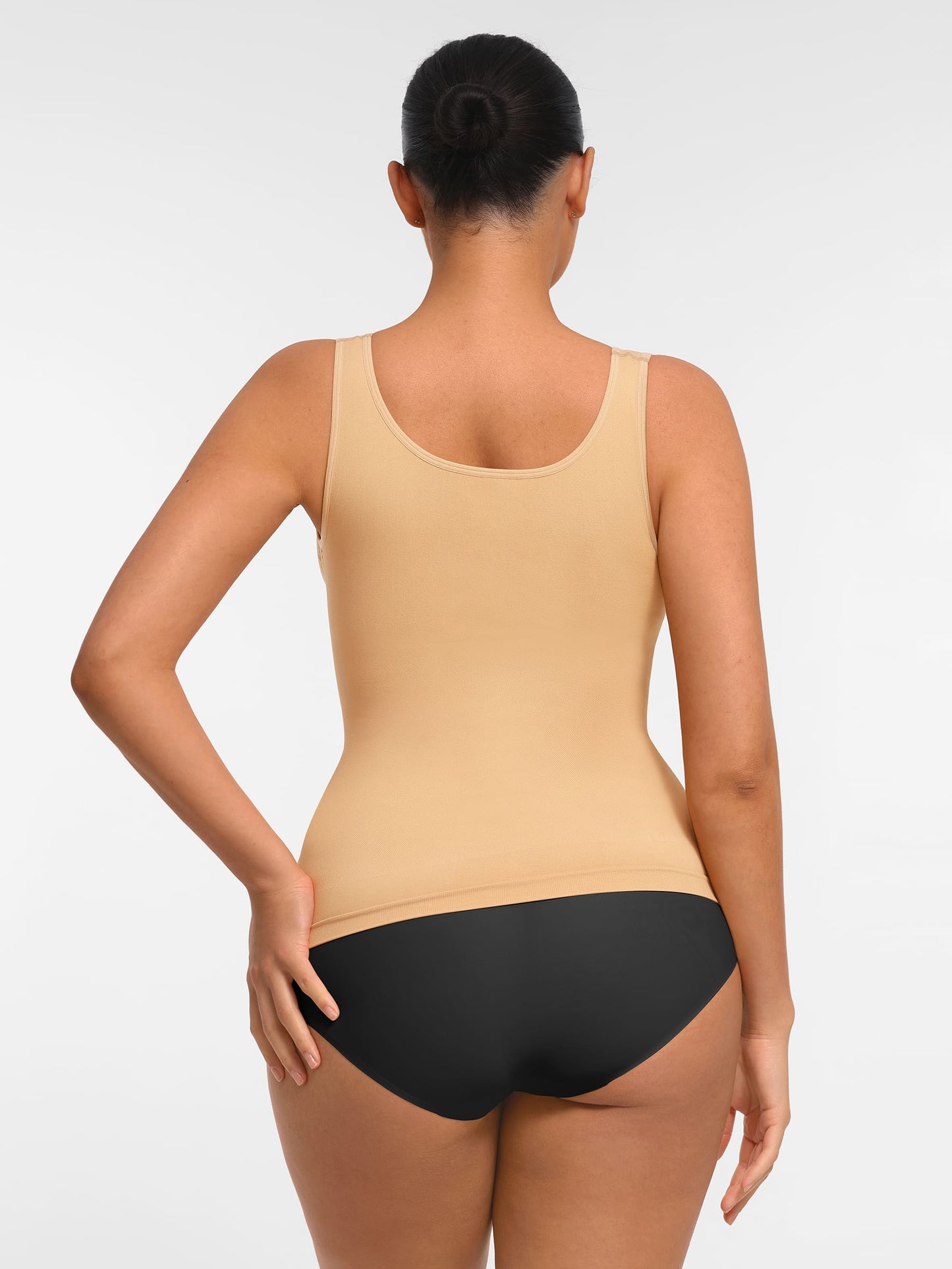Feelingirl Bust Support Waist and Abdomen Control Shape Wide Straps Tank Top