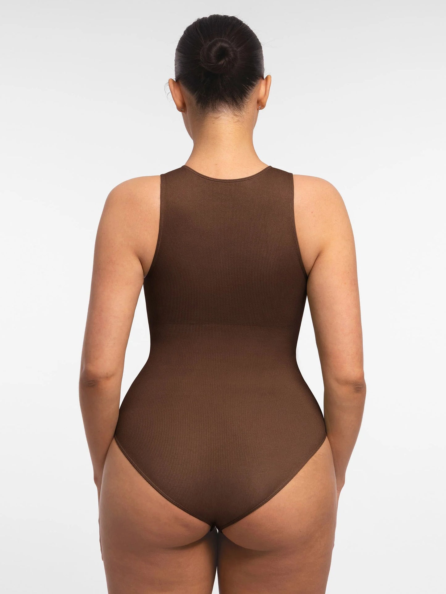 Feelingirl Seamless Tummy Control Invisible Zipper Shaping Bodysuit