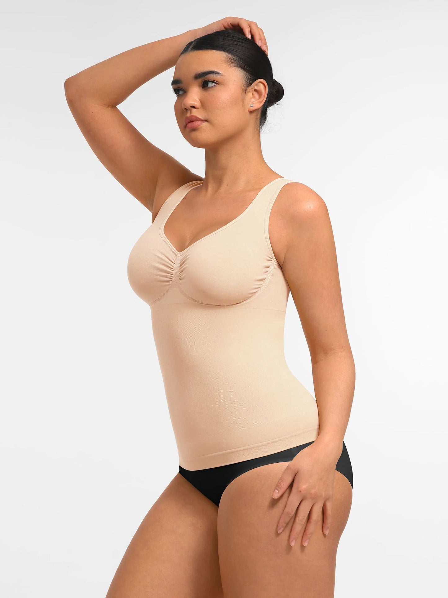 Feelingirl Bust Support Waist and Abdomen Control Shape Wide Straps Tank Top