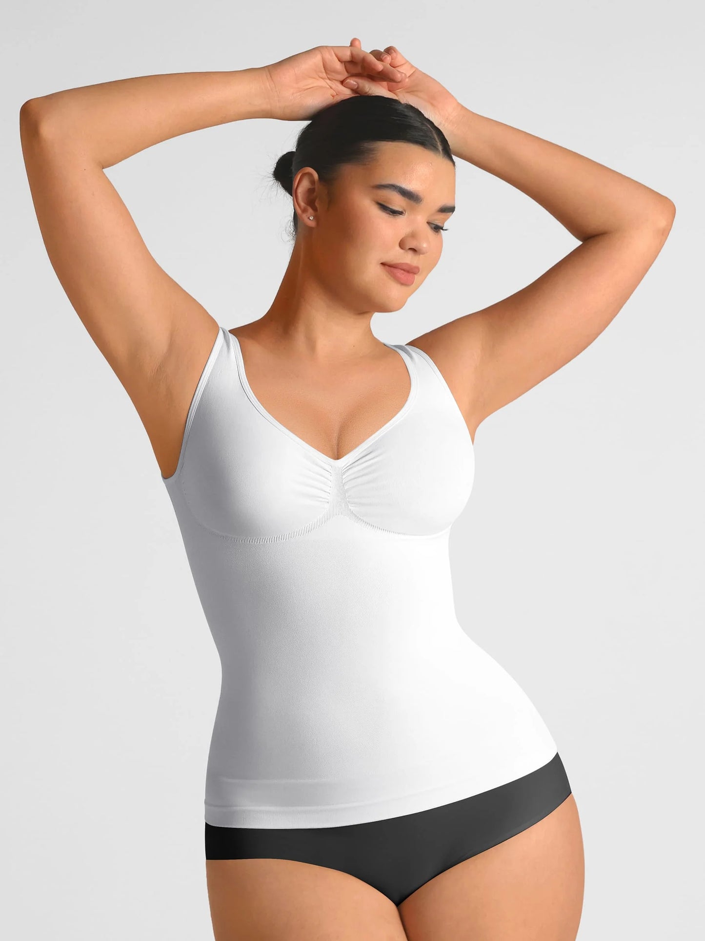 Feelingirl Bust Support Waist and Abdomen Control Shape Wide Straps Tank Top