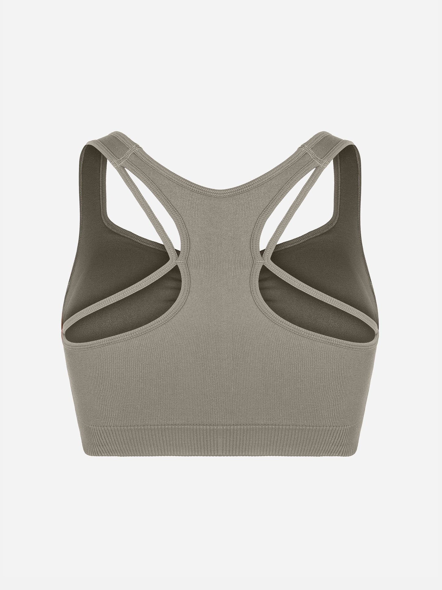 Feelingirl Seamless Racerback Sports Bra with Removable Pads and Support Fit
