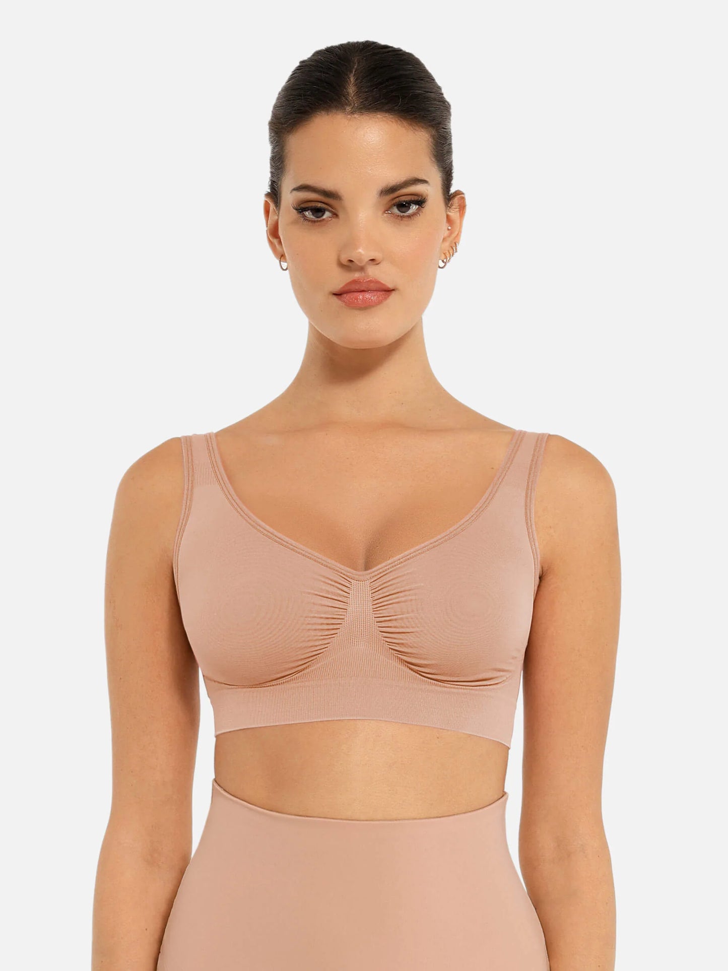 Feelingirl No Underwire Wide Straps Everyday Bra Bundle