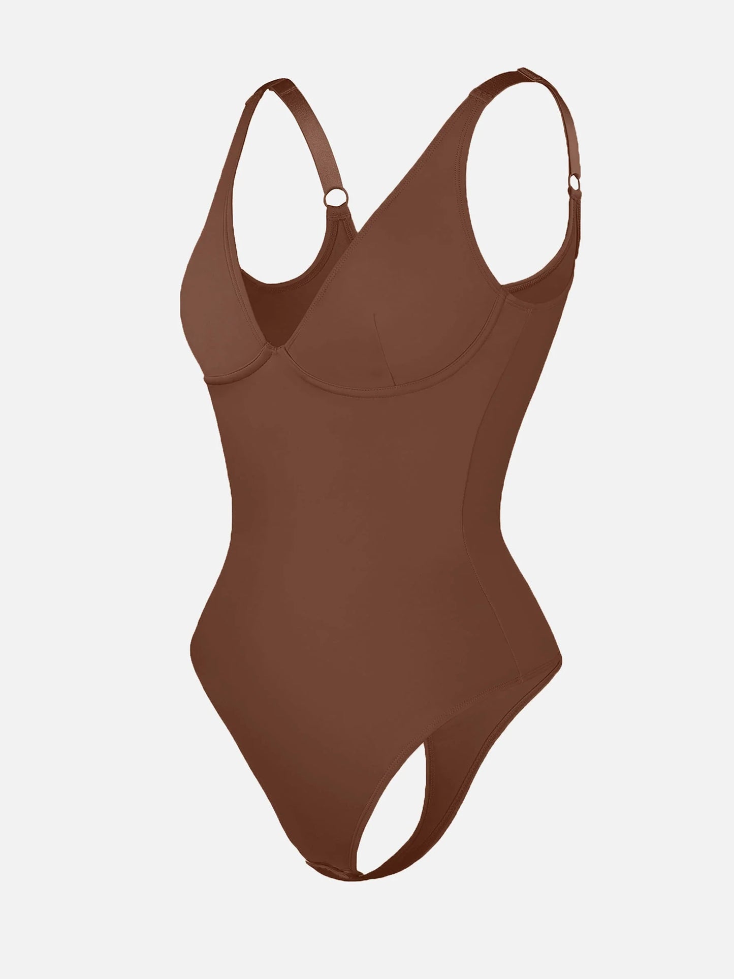 Feelingirl Deep V Neck Tummy Control Shapewear Bodysuit