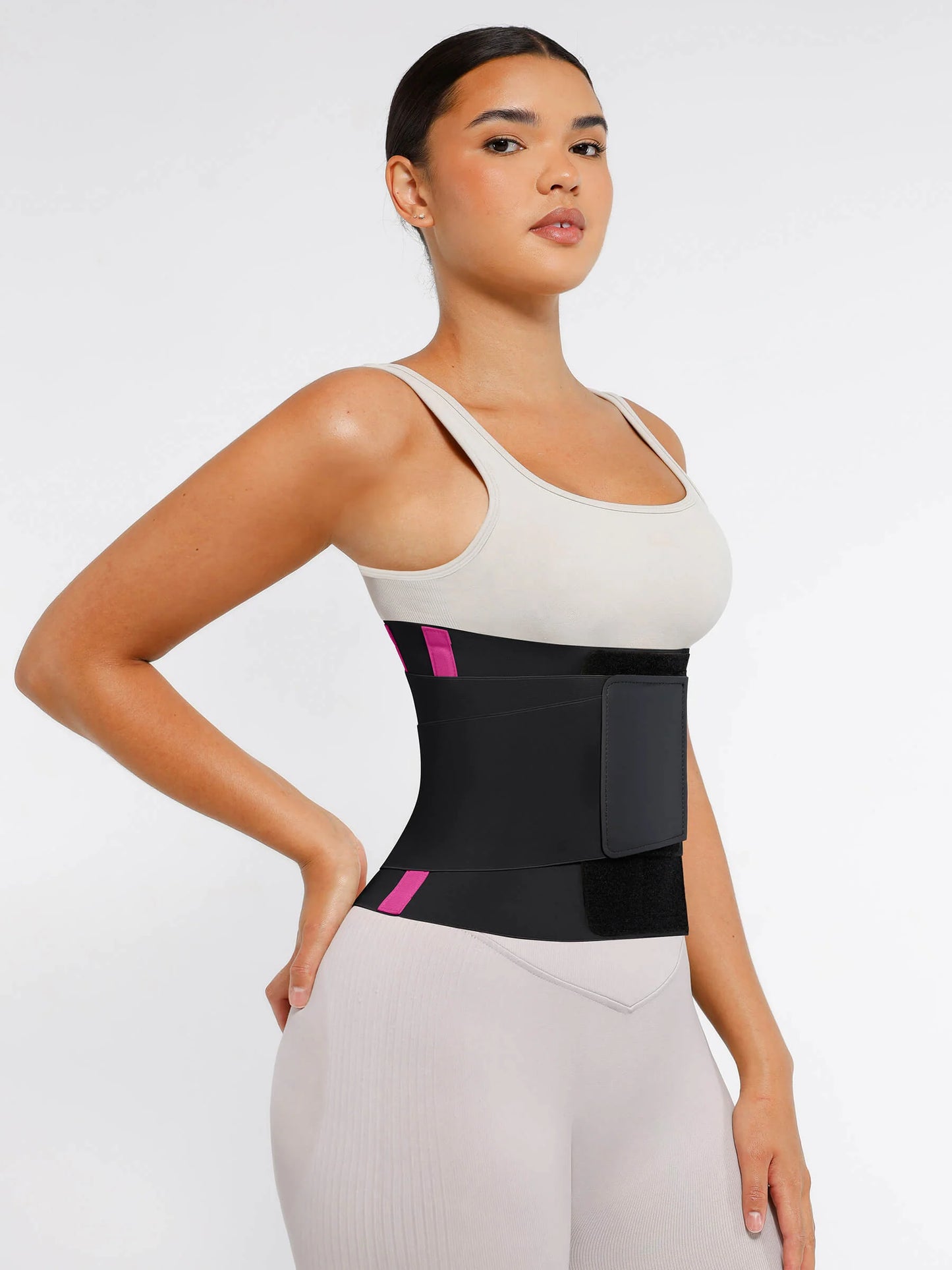 Feelingirl Triple Wrap Tummy Control Waist Trainer Belt