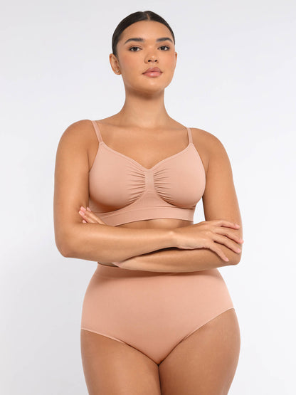 Feelingirl 3-Pack Seamless Smooth Wireless Bra Bundle