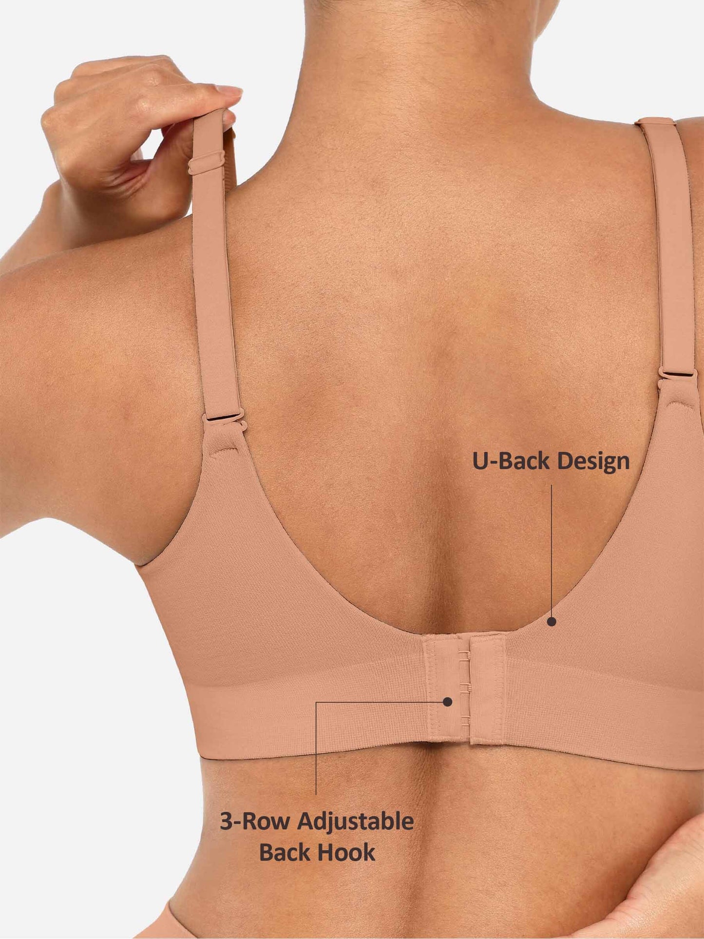 Feelingirl Full Coverage Push-Up Comfort Wireless Bra