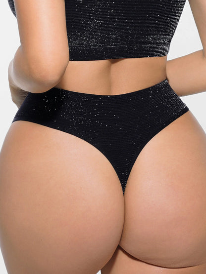 Feelingirl Seamless Shimmer Low-Rise Thong