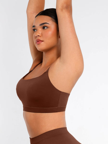 Feelingirl Everyday Wireless Invisible Square Neck Bra Bundle