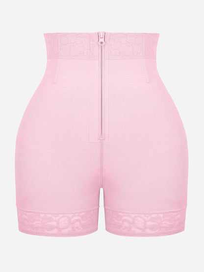 Feelingirl Tummy Control Shaping Shorts Butt Lifter with Clasps and Zipper