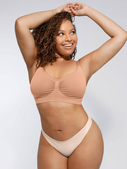 Feelingirl Comfort Wireless Support Seamless Bra