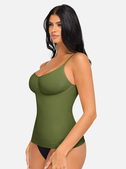 Feelingirl Bust Support Waist and Abdomen Control Shape Tank Top Vest [BOGO]