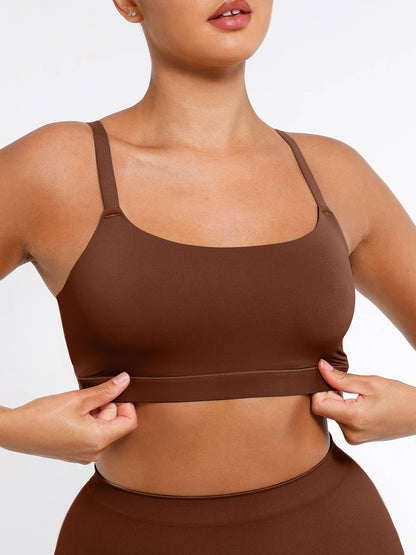 Feelingirl Everyday Wireless Invisible Square Neck Bra Bundle