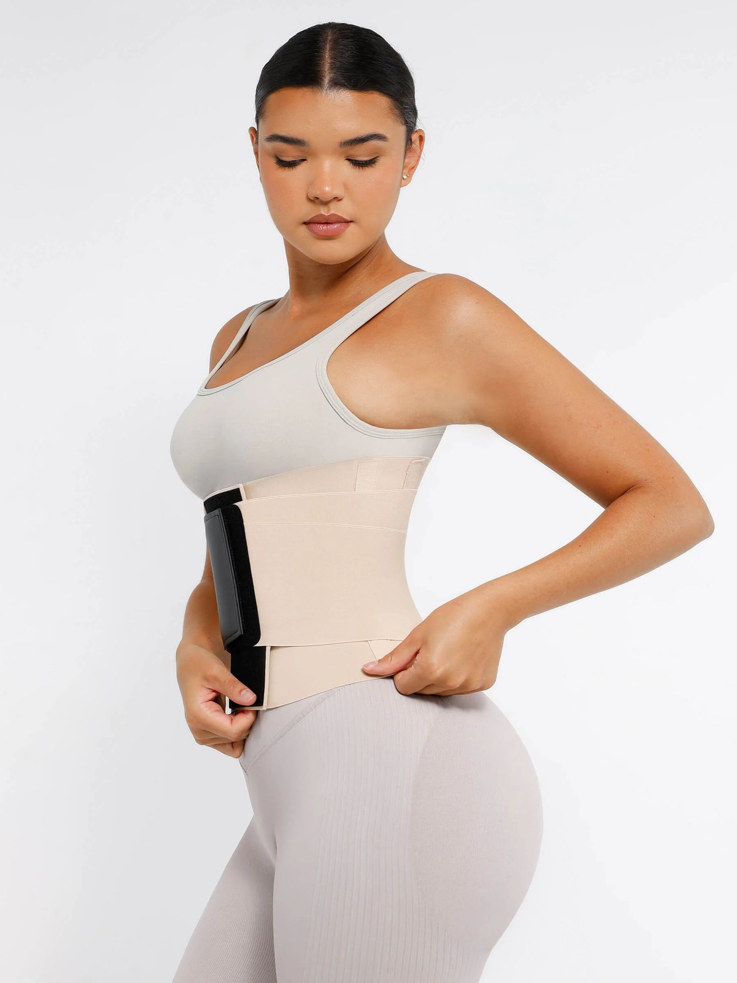 Feelingirl Triple Wrap Tummy Control Waist Trainer Belt