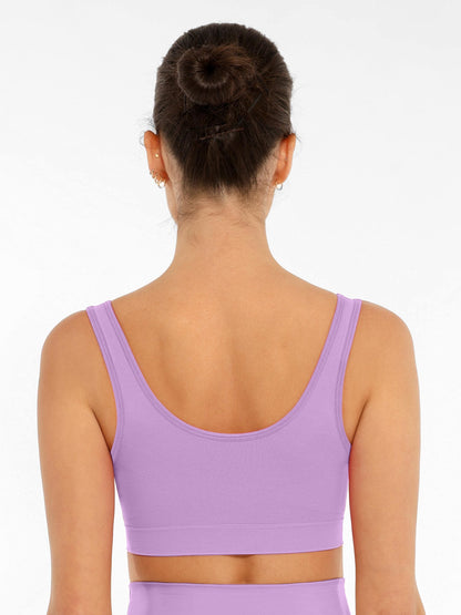 Feelingirl No Underwire Wide Straps Everyday Bra Bundle