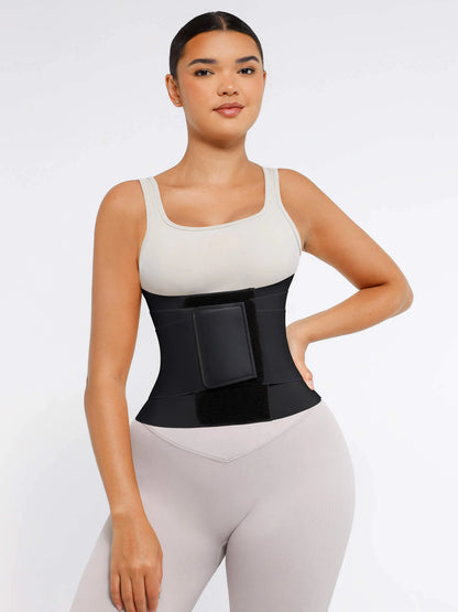 Feelingirl Triple Wrap Tummy Control Waist Trainer Belt