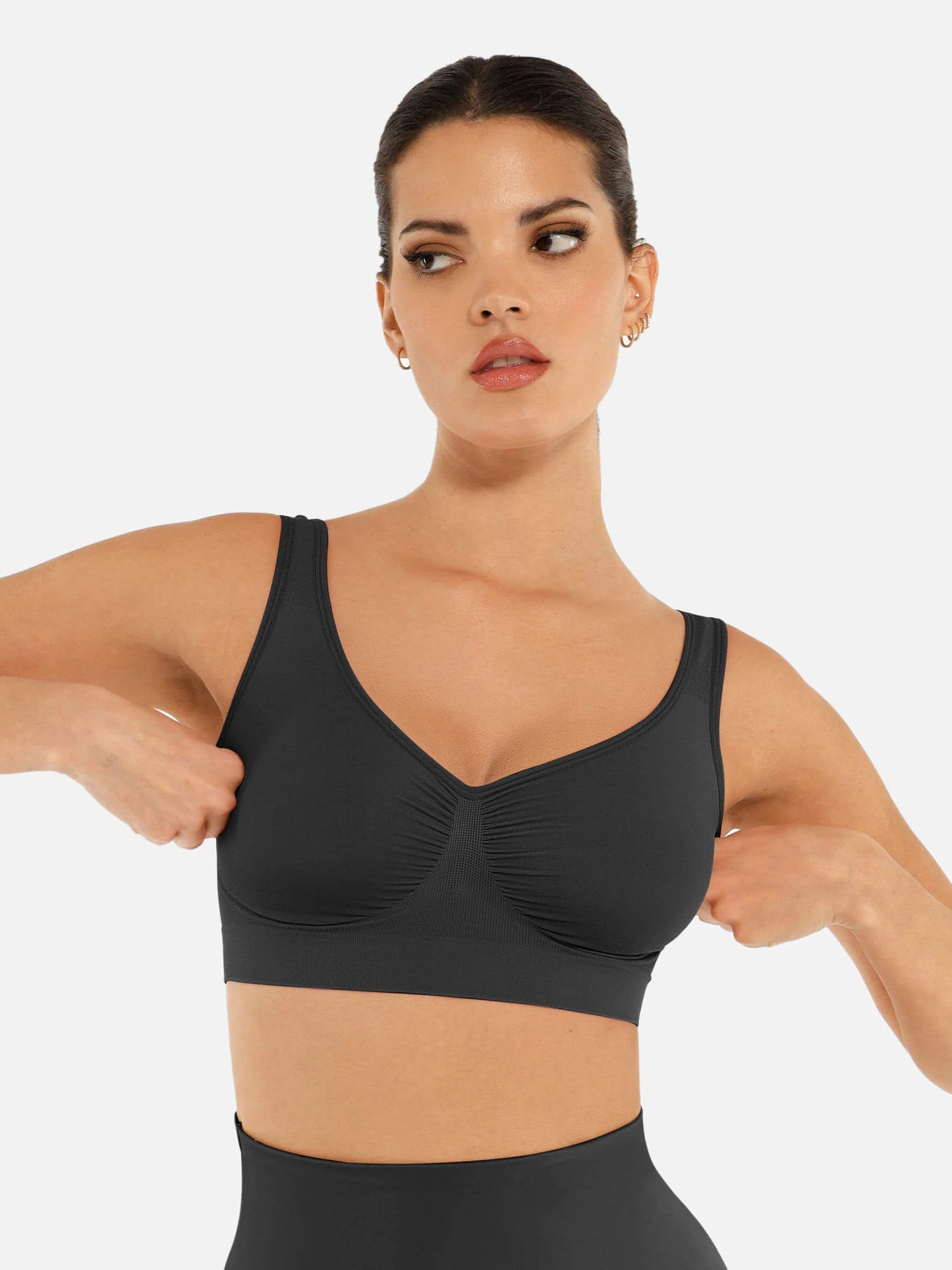 Feelingirl No Underwire Wide Straps Everyday Bra Bundle