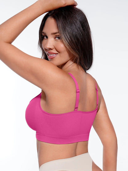 Feelingirl No Underwire Seamless Lace Everyday Bra