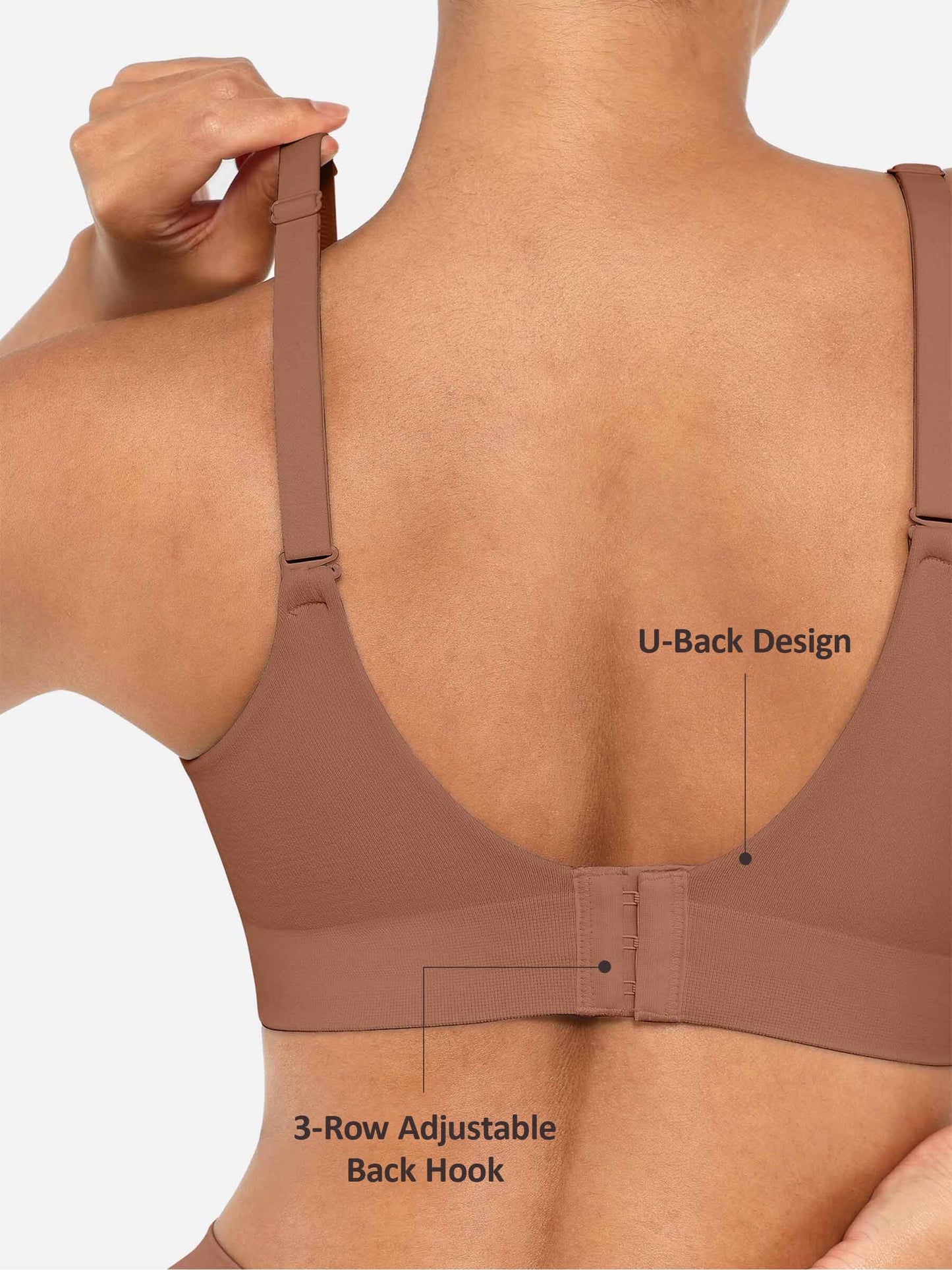 Feelingirl Wireless Push-Up Comfort Full Coverage Bra [BOGO]