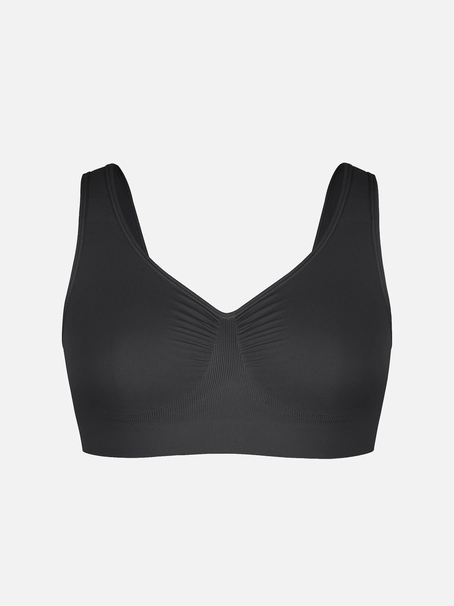 Feelingirl No Underwire Wide Straps Everyday Bra Bundle
