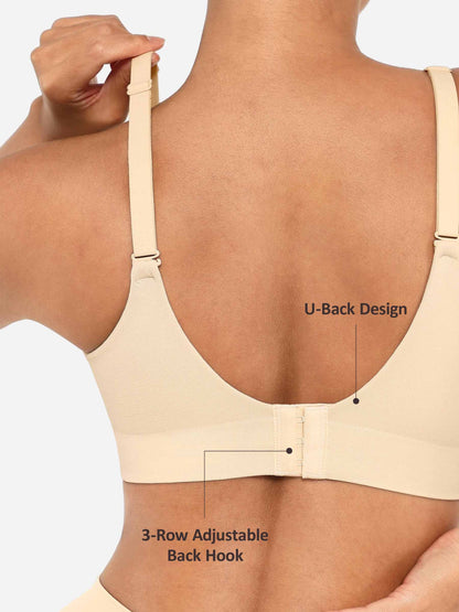 Feelingirl Wireless Push-Up Comfort Full Coverage Bra [BOGO]