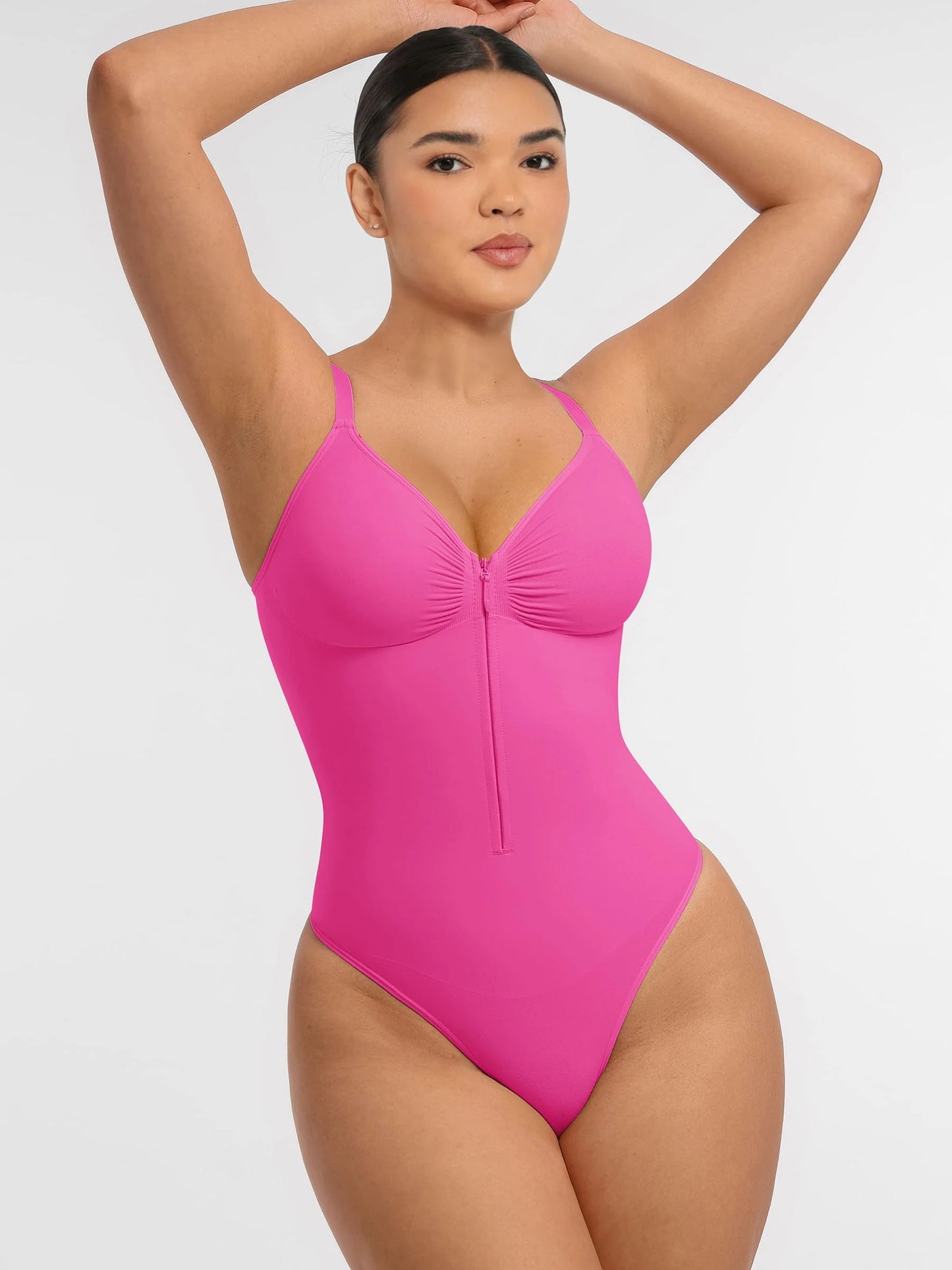 Feelingirl Tummy Control Seamless Zipper Shaping Bodysuit [BOGO]