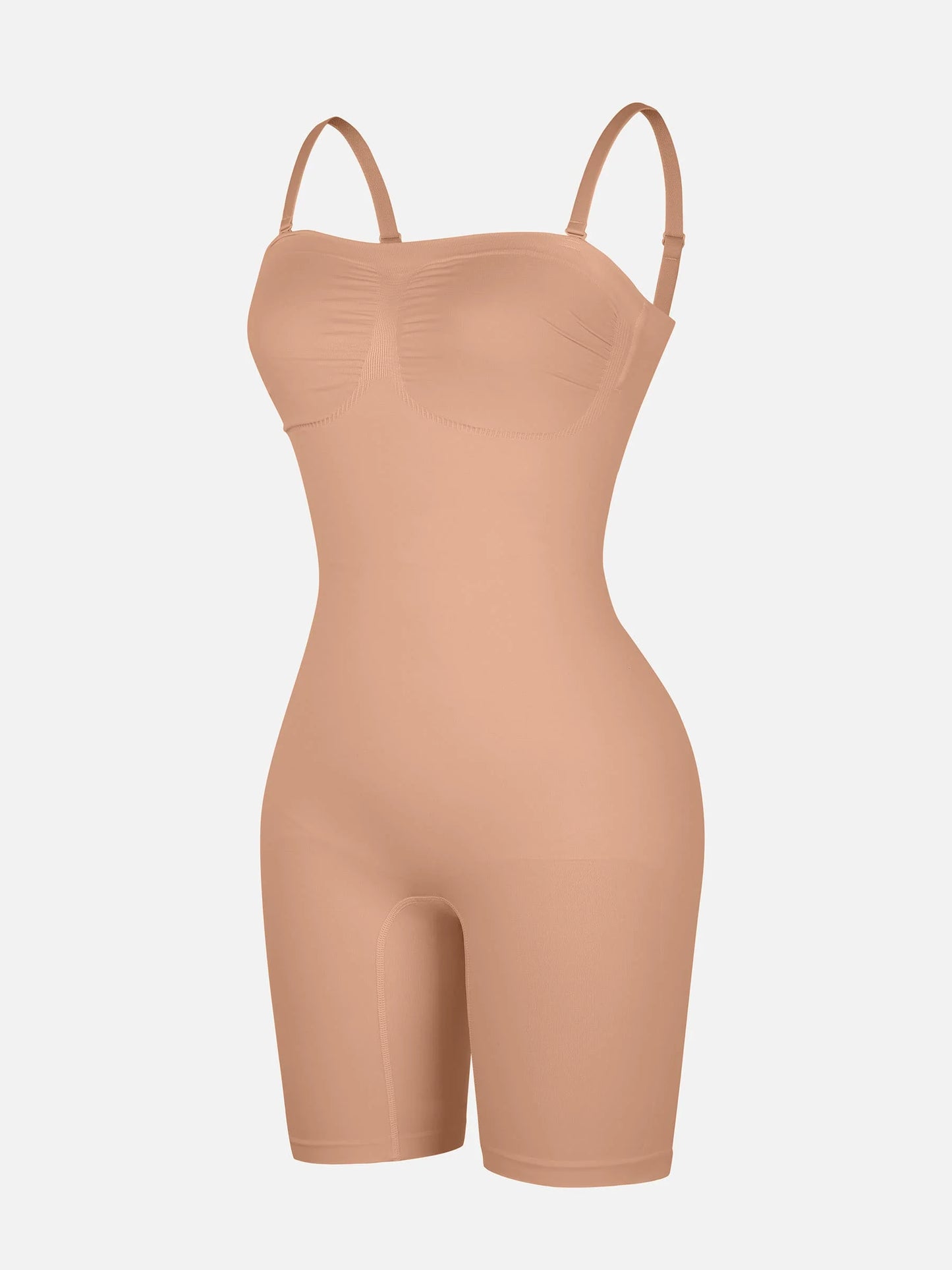 Feelingirl Seamless Strapless Bodysuit with Removable Straps