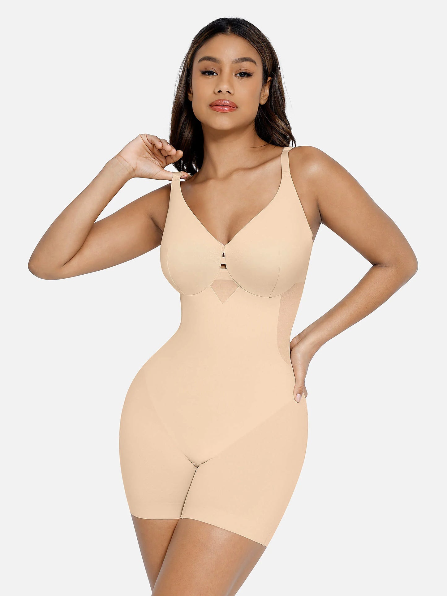 Feelingirl Seamless Thigh Control Breast Lift Shapewear [BOGO]