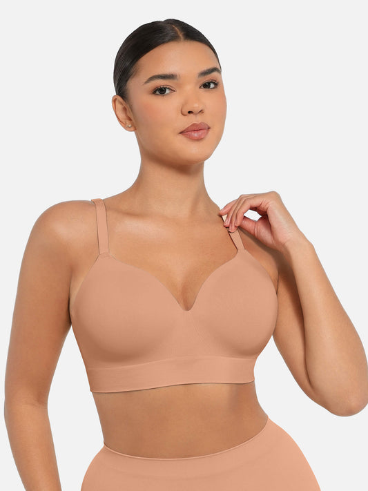 Feelingirl Full Coverage Push-Up Comfort Wireless Bra