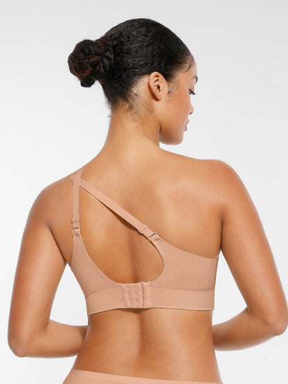 Feelingirl Wireless Seamless Push-Up V-neck Bra