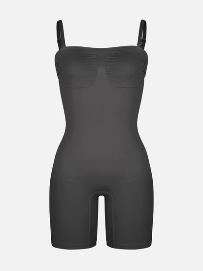 Feelingirl Seamless Strapless Bodysuit with Removable Straps
