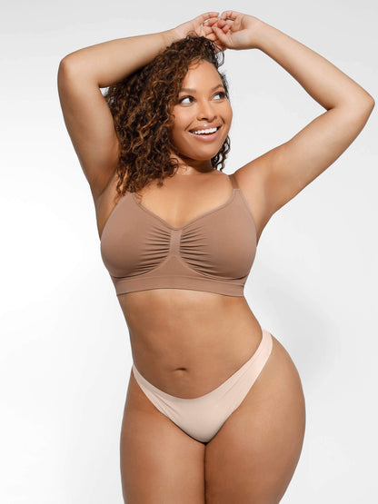 Feelingirl Comfort Wireless Support Seamless Bra
