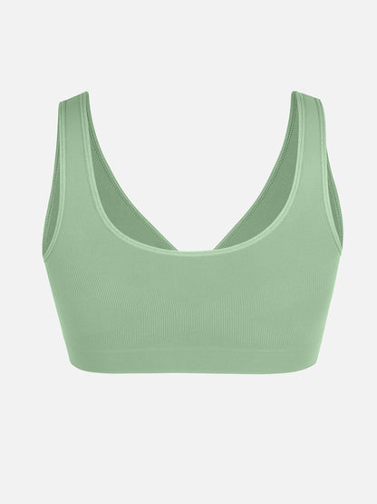 Feelingirl No Underwire Wide Straps Everyday Bra Bundle