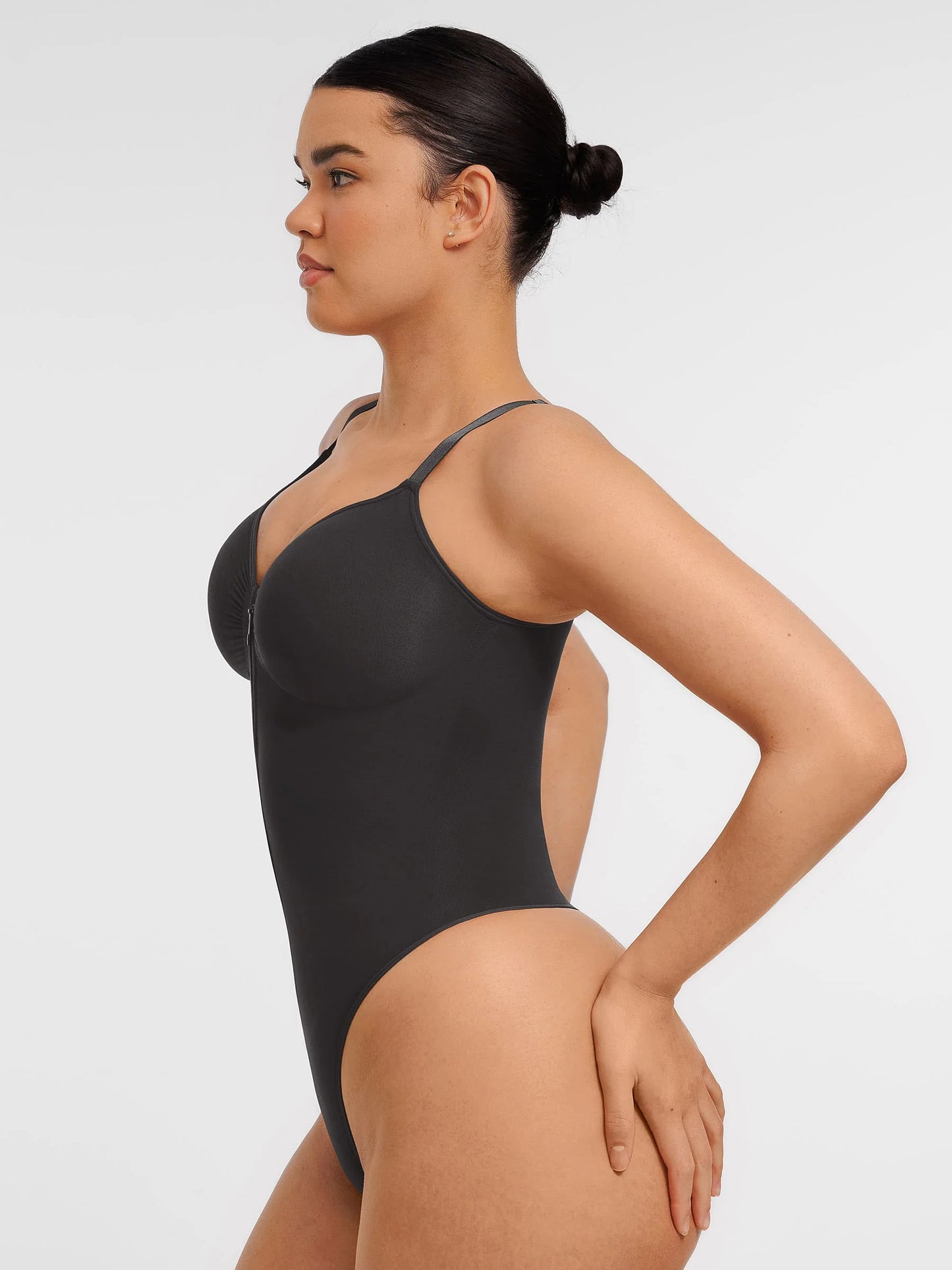 Feelingirl Tummy Control Seamless Zipper Shaping Bodysuit [BOGO]