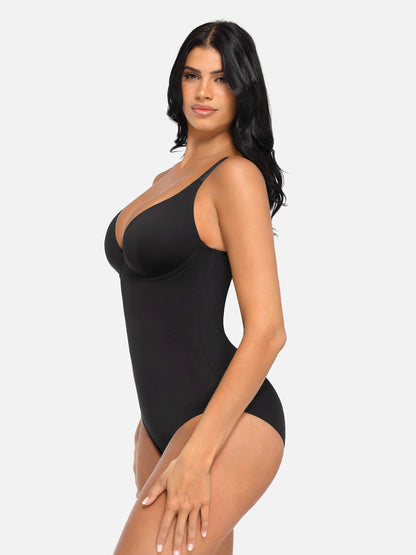 Feelingirl V Neck Tummy Control Bodysuit