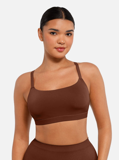 Feelingirl Everyday Wireless Invisible Square Neck Bra Bundle