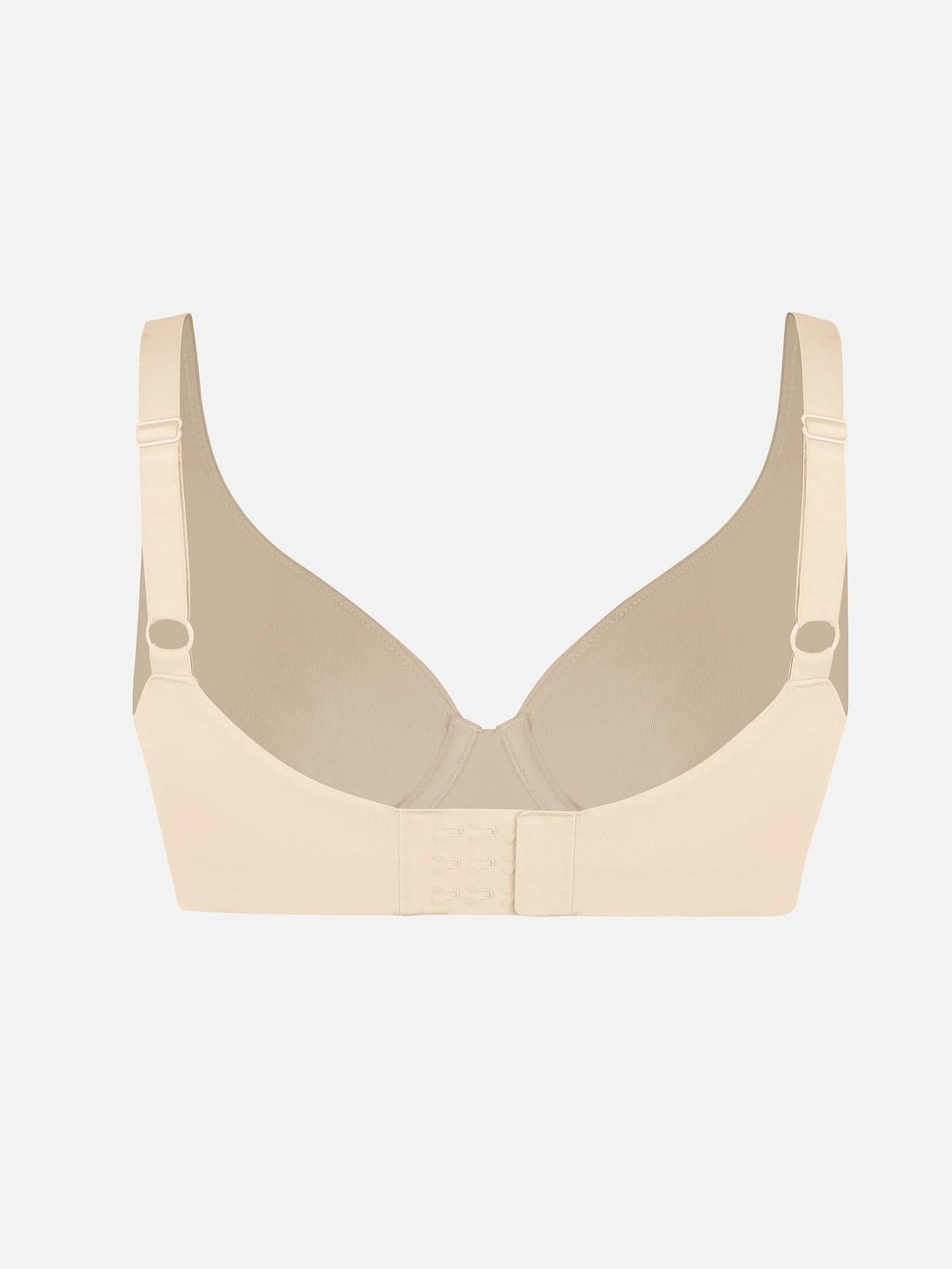 Feelingirl Underwire Adjustable Deep V-neck Bra