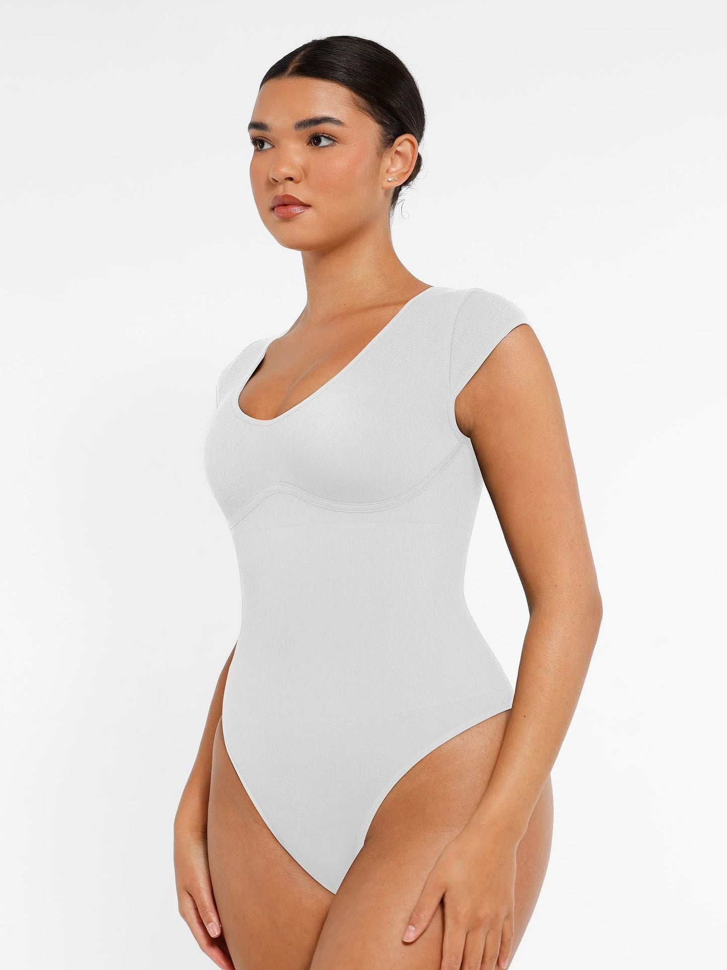 Feelingirl Bodysuit Tummy Control Shapewear Body Shaper Jumpsuit Top Going Out Shirt