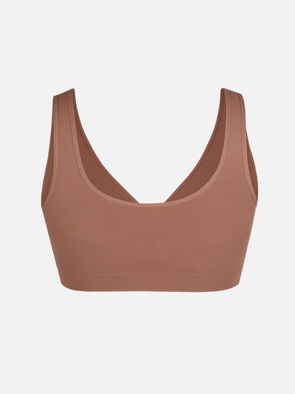 Feelingirl No Underwire Wide Straps Everyday Bra Bundle