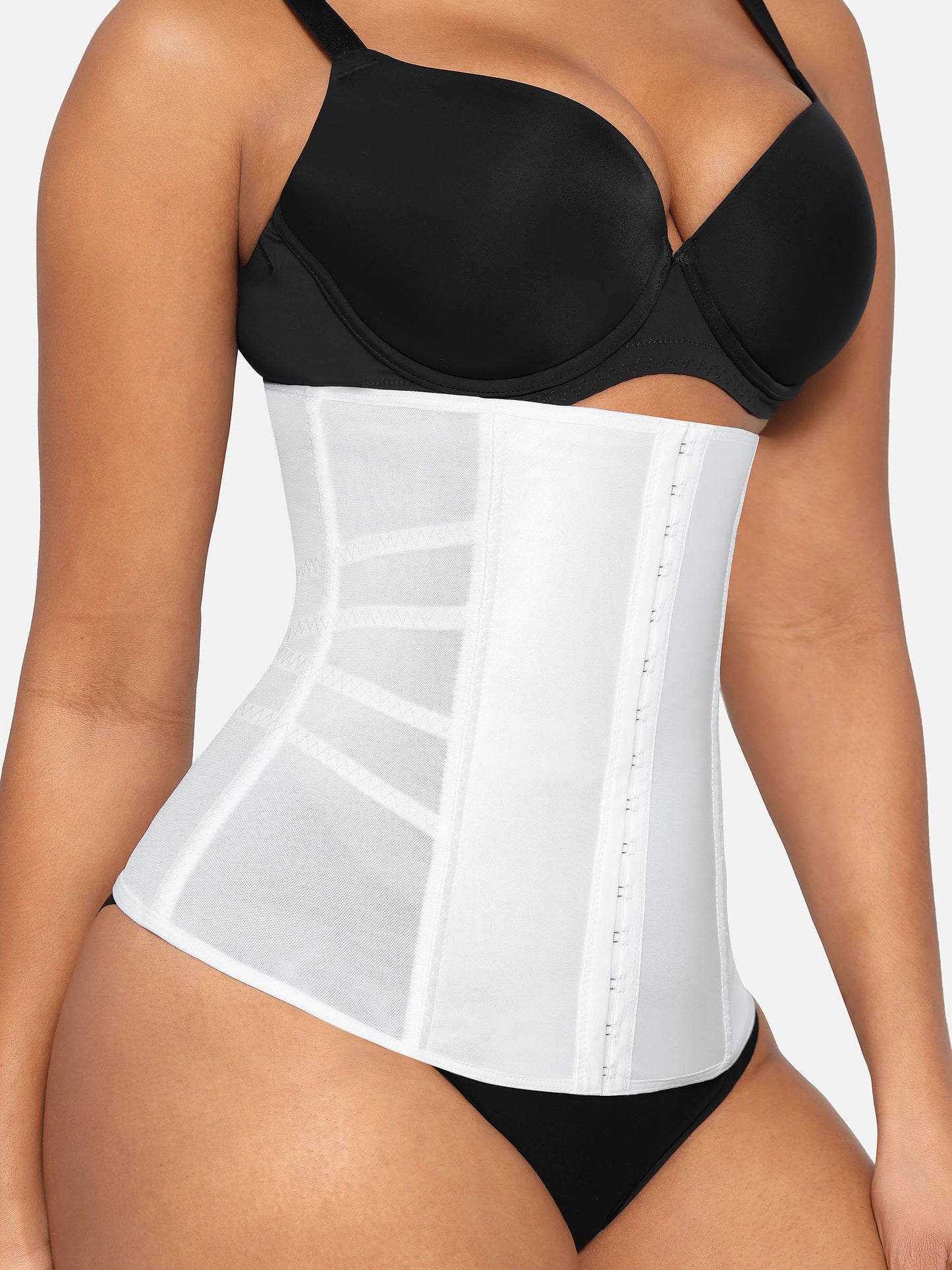 Feelingirl Waist Trainer Corset Body Shaper with Steel Bones [BOGO]