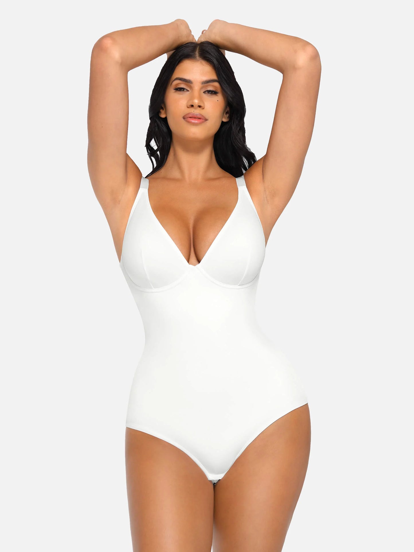 Feelingirl V Neck Tummy Control Bodysuit