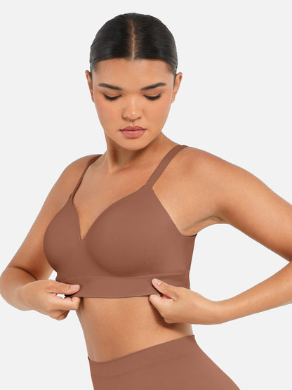 Feelingirl 1 Push-Up Seamless Bra + 1 Smooth Seamless Bra