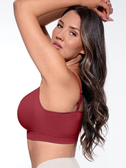 Feelingirl No Underwire Seamless Lace Everyday Bra