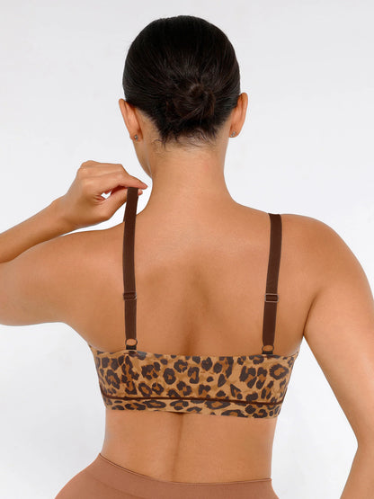 Feelingirl Everyday Wireless Invisible Square Neck Bra Bundle
