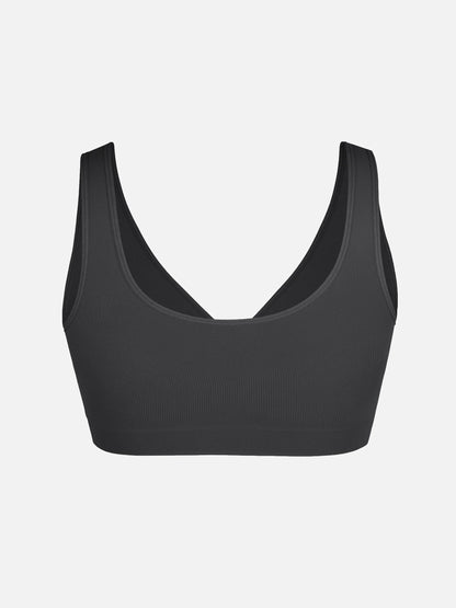Feelingirl No Underwire Wide Straps Everyday Bra Bundle