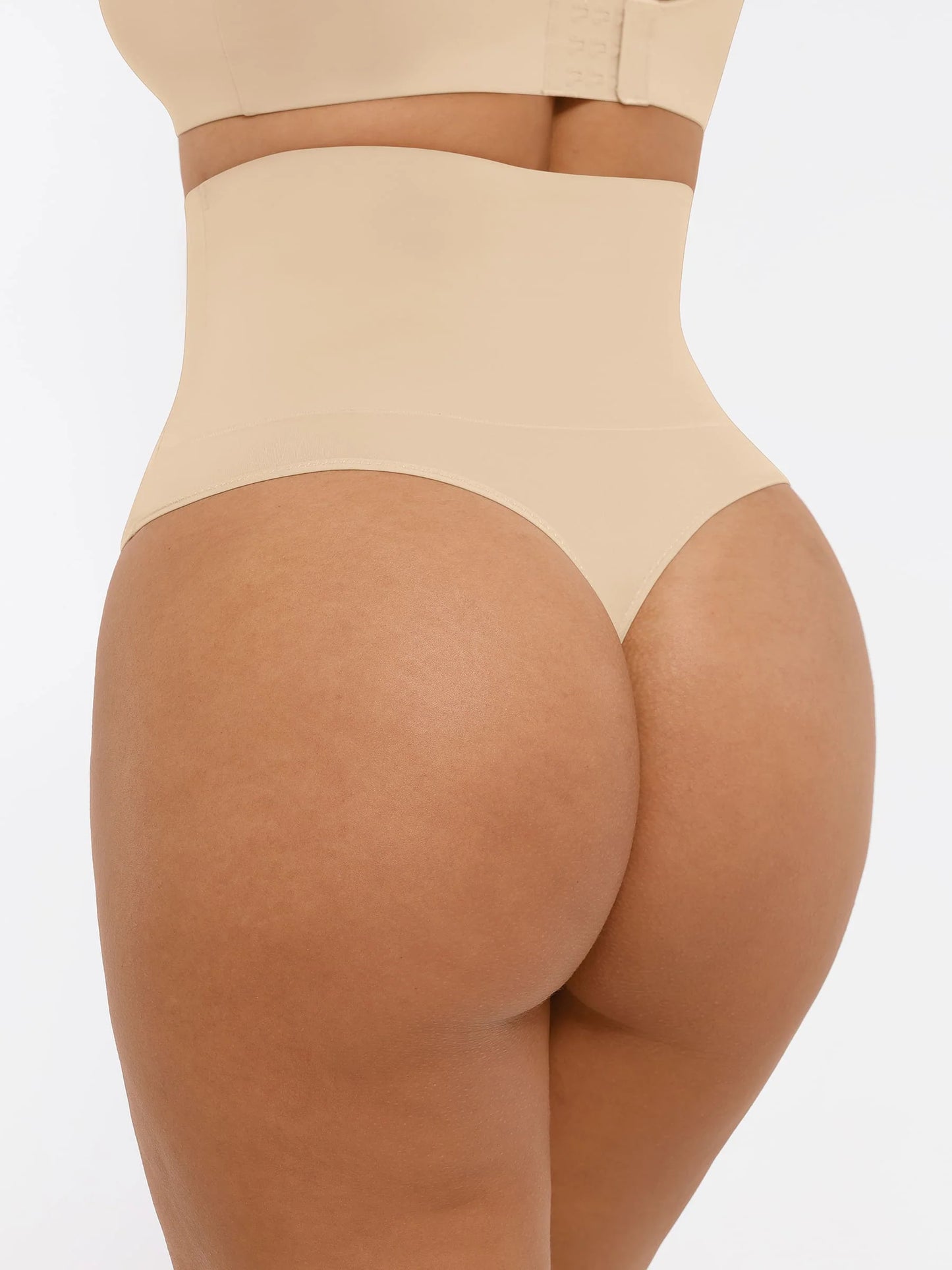 Feelingirl Mid-Waisted Thong Tummy Control Shaper Panties