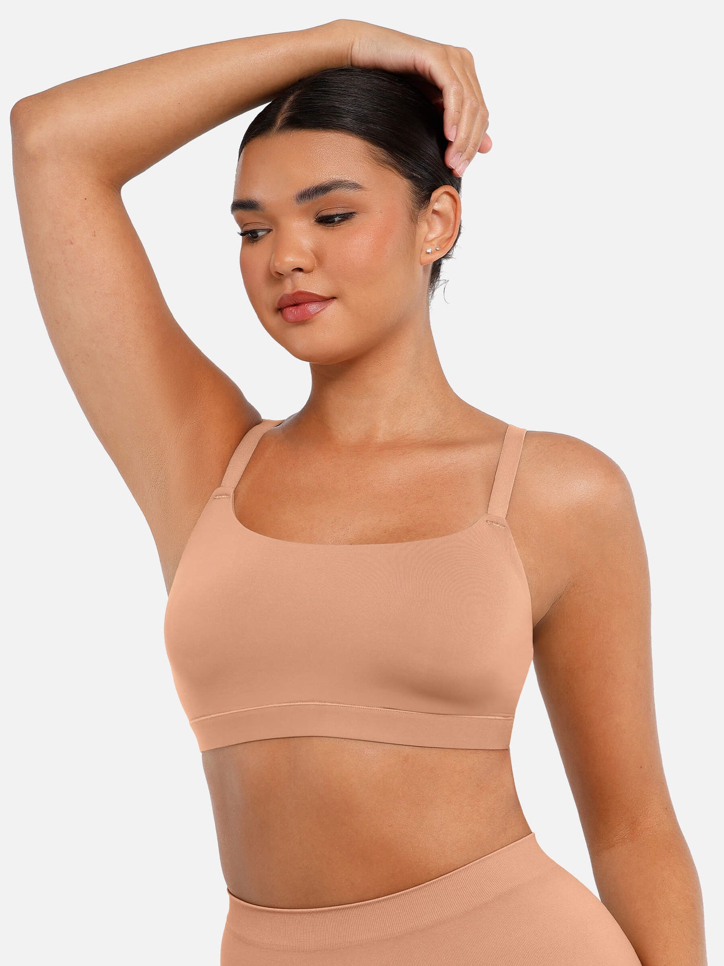 Feelingirl Everyday Wireless Invisible Square Neck Bra Bundle