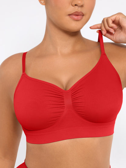 Feelingirl 3-Pack Seamless Smooth Wireless Bra Bundle